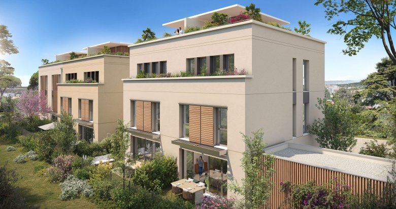 Achat / Vente programme immobilier neuf Aix-en-Provence maisons à 7 min à pied du coeur historique (13090) - Réf. 11142