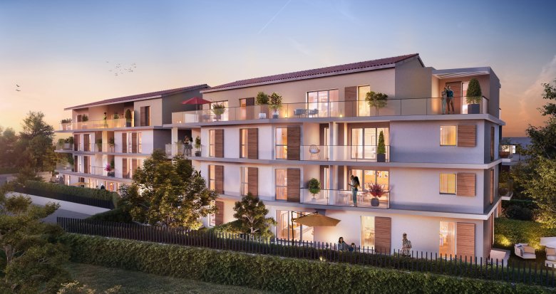 Achat / Vente programme immobilier neuf Aix-en-Provence quartier Saint-Jérôme proche parc de la Torse (13090) - Réf. 8891