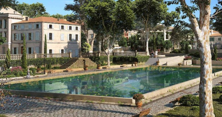 Achat / Vente programme immobilier neuf Aix-en-Provence La Duranne proche école et commerces (13090) - Réf. 4278